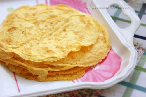 Салат с курицей и яичными блинчиками. 04