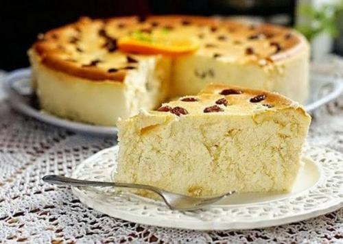 Воздушная запеканка без муки и манки.