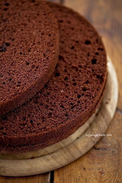 Генуэзский шоколадный бисквит. 01