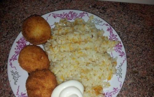 Рис на СКОВОРОДКЕ.  Ингредиенты: