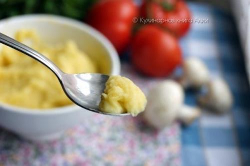 Гречневый суп с грибами и картофельными клёцками. 07