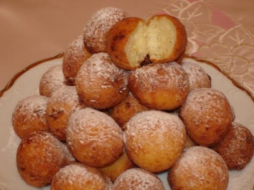 Нежные пончики из творога. 04
