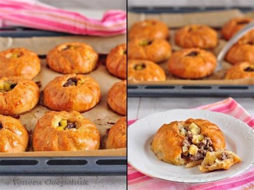 Вак балиш (маленькие пироги с мясом и картошкой.