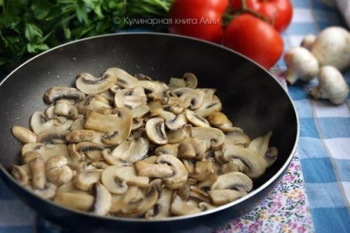 Гречневый суп с грибами и картофельными клёцками. 02