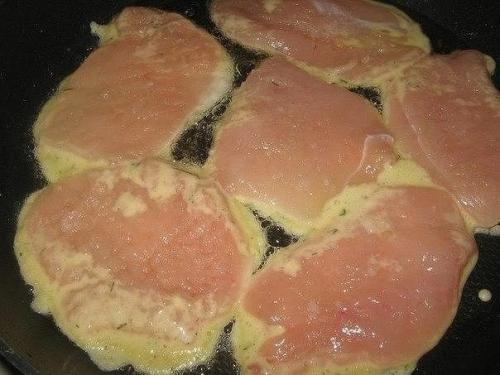 Куриные отбивные в кляре с сыром. 02