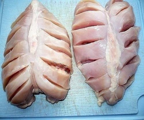Запеченная куриная грудка. 01