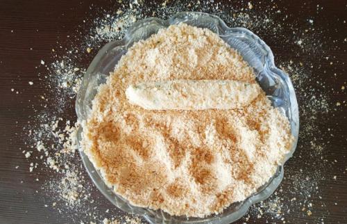 Яичные палочки.  Ингредиенты: 05