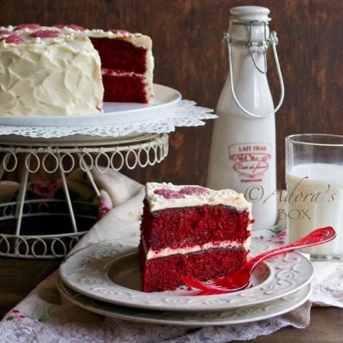 Торт Красный Бархат (без красителей. Торт Красный Бархат (без красителей.