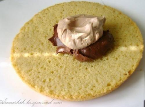 Высокий, нежный бисквит для торта (без духовки. 08