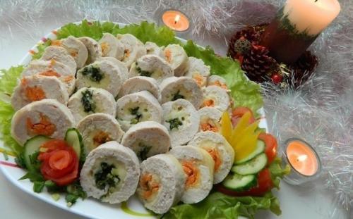 Куриные рулетики Ассорти.