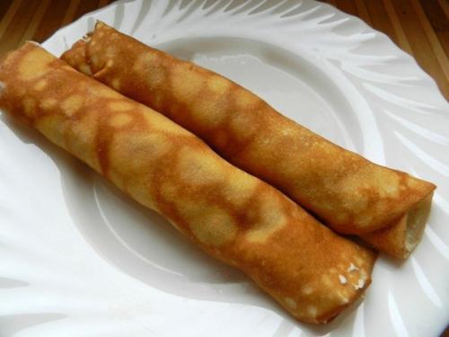 Рулетики из блинов с лососем. 04