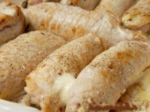 Рулетики мясные.  Ингредиенты: 07