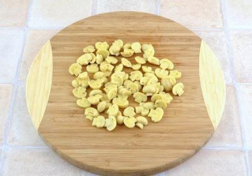 Салат с ветчиной Пятерка. 02