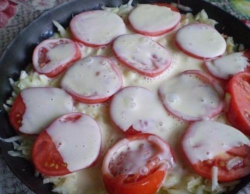 Нежнейшая запеканка из кабачка. 03