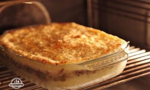 Картофельная запеканка с мясом. 06