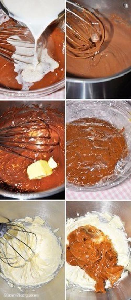 Армянский торт Микадо. Торт с тоненькими сметанными коржами и невероятно вкусным кремом с вареной сгущенкой и шоколадным заварным кремом.