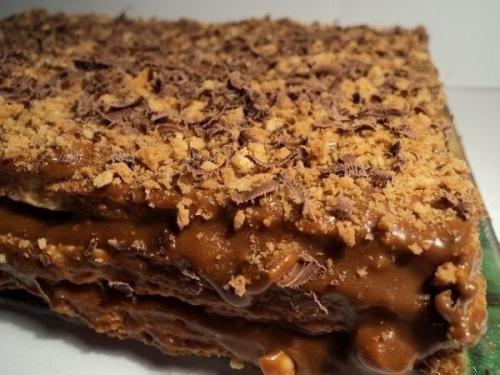 Торт со сгущенкой Сладкая Фантазия.