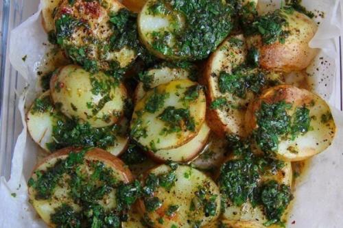 Картошечка по-деревенски с красной рыбкой? 03