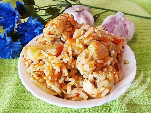 Плов с курицей. 08