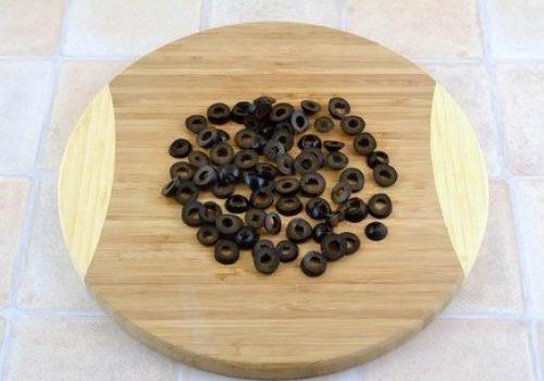 Салат с ветчиной Пятерка. 04