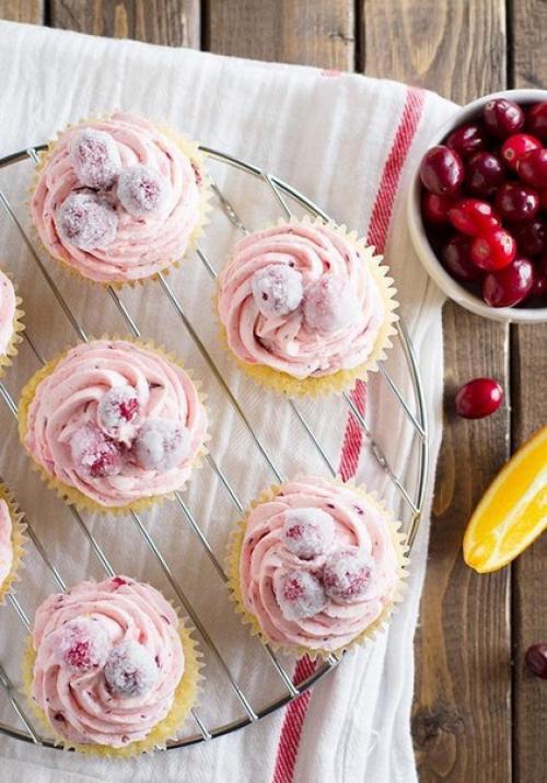 Клюквенно - апельсиновые капкейки. 01 Клюквенно - апельсиновые капкейки. 01