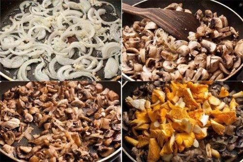 Лазанья с грибами. 01