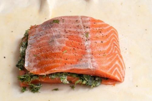 Лосось, запеченный в тесте. 04