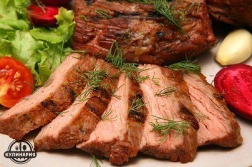 Домашняя буженина.  Ингредиенты: 03