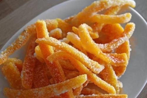 Апельсиновые цукаты.  Ингредиенты: