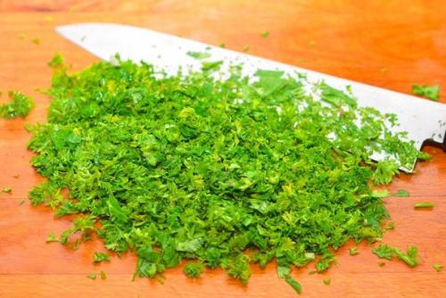 Салат с мидиями. 06