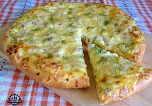 Деревенская пицца.  Ингредиенты: 06