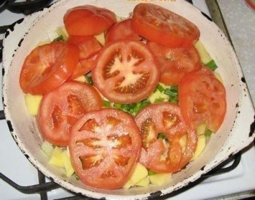 Тушеное мясо под сыром. 04