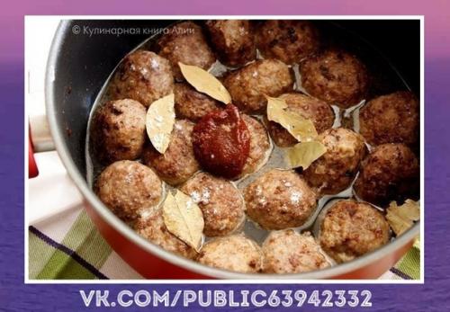 Безумно вкусно!  Тефтели в подливе, как в садике. 03