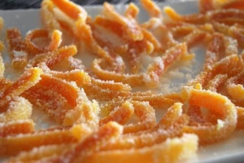 Апельсиновые цукаты.  Ингредиенты: 02