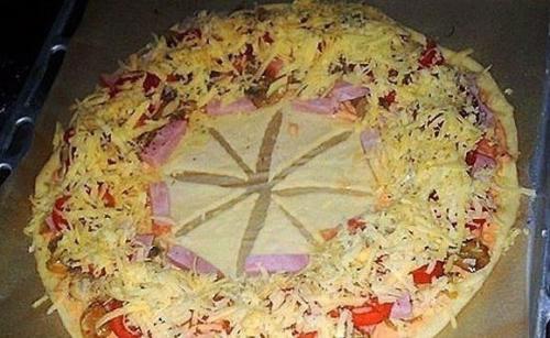 Пицца Корона.  Ингредиенты: 03