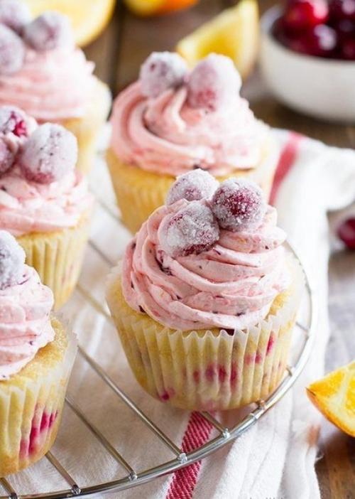 Клюквенно - апельсиновые капкейки. 02 Клюквенно - апельсиновые капкейки. 02