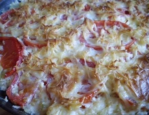 Нежнейшая запеканка из кабачка. 05