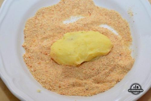 Картофельные зразы.  Ингредиенты: 05