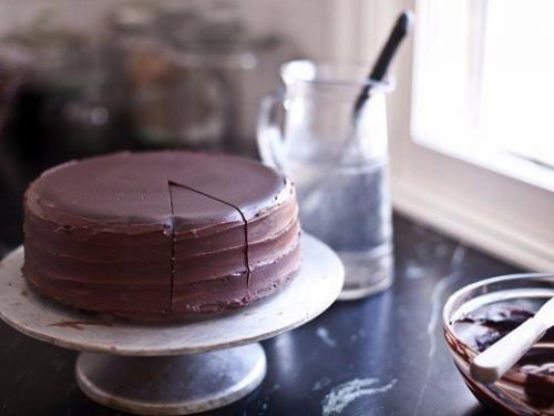 Двухслойный чизкейк с желе в шоколадной глазури. 06