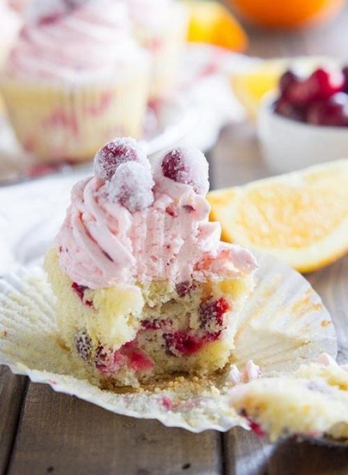 Клюквенно - апельсиновые капкейки. 03 Клюквенно - апельсиновые капкейки. 03