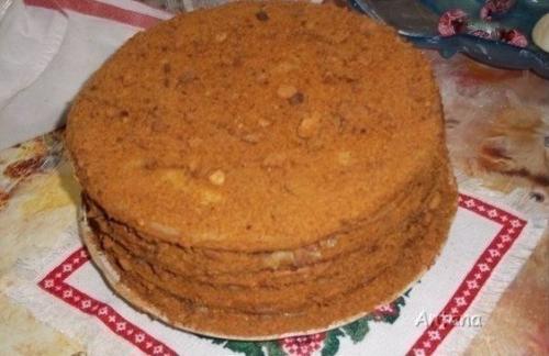 Медовик с заварным кремом. 02 Медовик с заварным кремом. 02