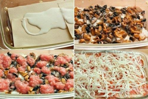 Лазанья с грибами. 05