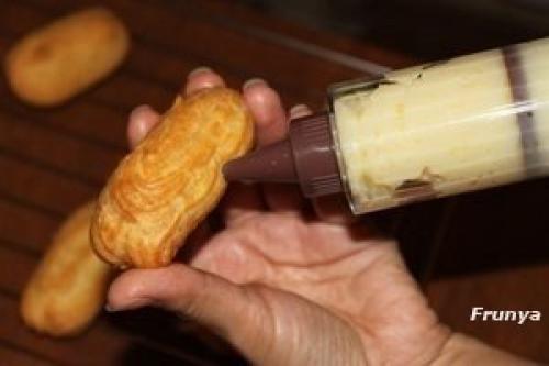 Мы готовим вкусные домашние эклеры. 08