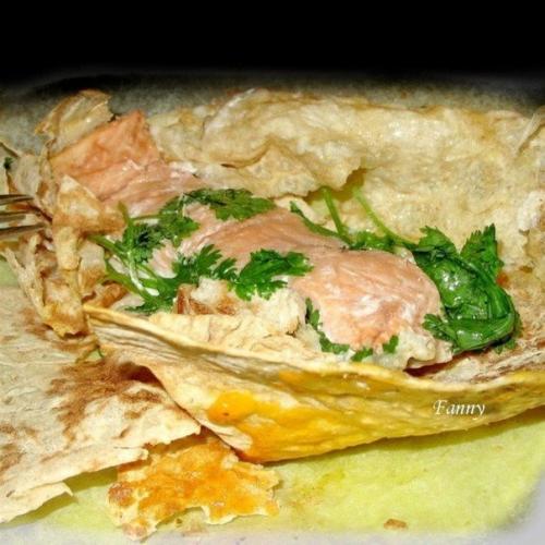 Форель в лаваше.