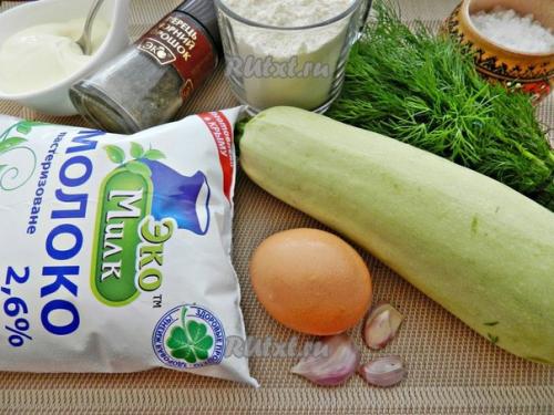 Кабачковые блинчики.   Вкусные кабачковые блинчики можно на завтрак или на ужин приготовить. 01