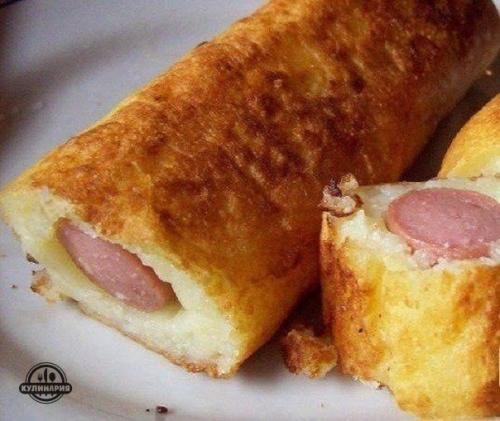 Сосиски в КАРТОШКЕ.

Ингредиенты: 

