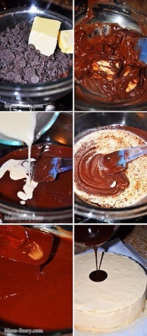 Армянский торт Микадо. Торт с тоненькими сметанными коржами и невероятно вкусным кремом с вареной сгущенкой и шоколадным заварным кремом.