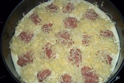 Пирог с фрикадельками. 03 Пирог с фрикадельками. 03