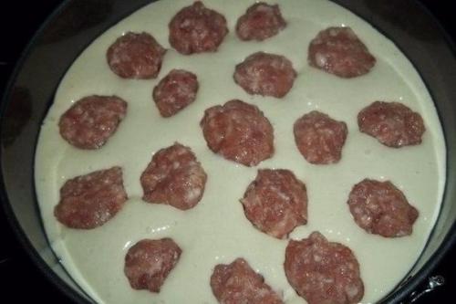 Пирог с фрикадельками. 02 Пирог с фрикадельками. 02