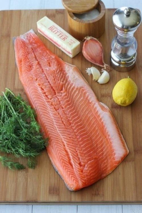 Мы запекаем вкусную форель. 01